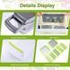 Універсальна овочерізка - мультислайсер Nicer Dicer 25 в 1 &middot; Терка - подрібнювач з контейнером, 25 предметів