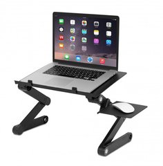 Столик - подставка для ноутбука с активным охлаждением Laptop Table T8 стол-трансформер + 2 кулера