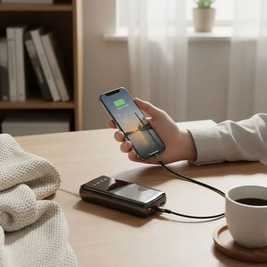 POWER BANK AWEI P13K 20000mAh 22,5W PD QC 3.0 &bull; Повербанк с быстрой зарядкой Type-C и LED дисплеем
