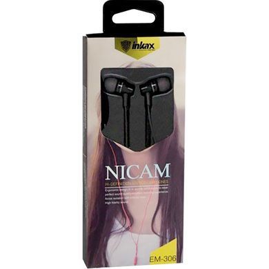 Вакуумные наушники INKAX EM-306 с микрофоном CG08 PR2