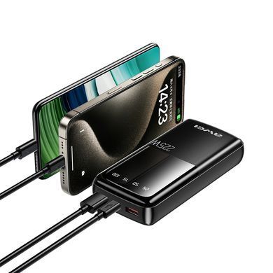 POWER BANK AWEI P13K 20000mAh 22,5W PD QC 3.0 &bull; Повербанк с быстрой зарядкой Type-C и LED дисплеем