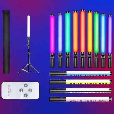 LED Лампа – меч Led Stick RGB для фото и видео ∙ Освещение для съемок ∙ Световые эффекты ∙ Светодиодная осветительная лампа – жезл ∙ Селфи – подсветка для блогеров с пультом