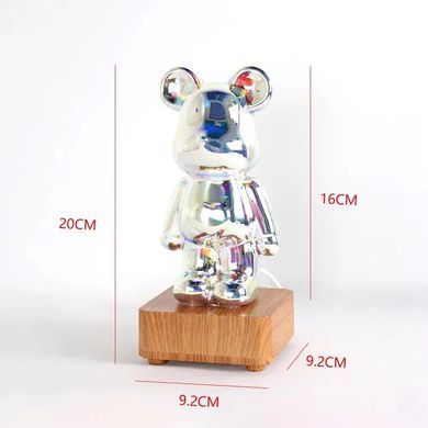 Светильник Медведь 3D светодиодный &middot; Ночник RGB разноцветный &middot; Настольная USB лампа для детской комнаты