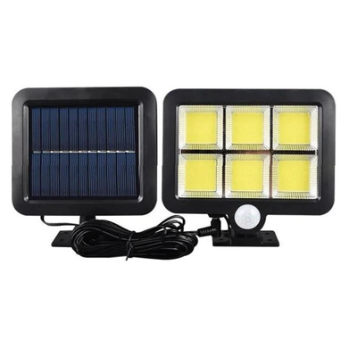 Вуличний акумуляторний LED ліхтар на сонячній батареї Solar Street Light SL-F120 &bull; Світлодіодний автономний прожектор для двору, вулиці, саду та дачі