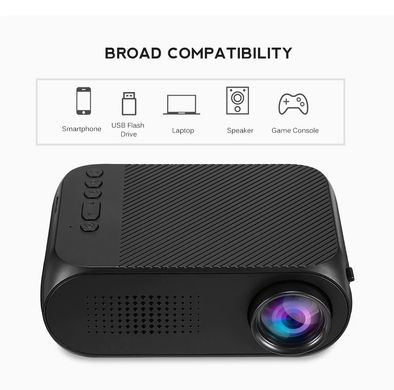 Портативный проектор Led Projector YG320 Mini мультимедийный с динамиком