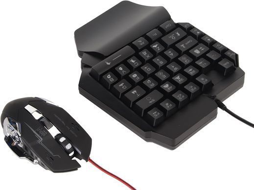 Набір клавіатури та миші з трьох частин Mix Pro ∙ Клавіатура та миша Mix Pro з RGB-підсвіткою та адаптером