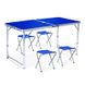 Розкладний стіл - валіза з 4 стільцями Folding Table для пікніка, риболовлі, дачі, 120х60 см