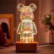 Светильник Медведь 3D светодиодный &middot; Ночник RGB разноцветный &middot; Настольная USB лампа для детской комнаты