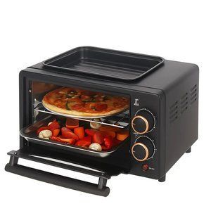 Багатофункційна міні-піч Hoffmans 12L 800W HM-748 &bull; Багатофункційна настільна міні-піч