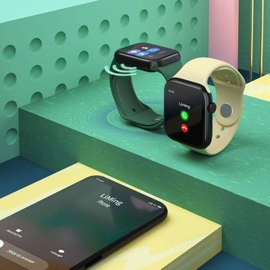 Розумний годинник S6 Bluetooth Call Смарт трекер фітнес-браслет ∙ Лічильник кроків, вимірювання пульсу, тиску, температури тіла ∙ Виклик по Bluetooth ∙ Відтворення музики