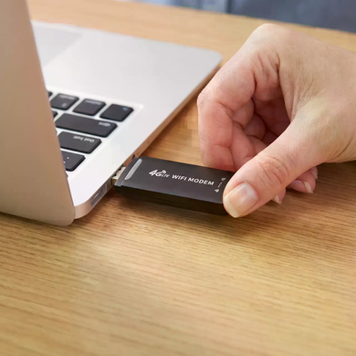 4G модем AND 5559 черный &bull; USB Wi-Fi роутер 4G LTE Plug and Play до 150 Мбит/с для дома, дачи и поездок