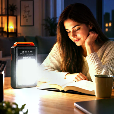 Power Bank Aroimac 56-68 80000 mAh черный &bull; Внешний аккумулятор Aroimac 56-68 80000 mAh с LED-фонарем и цифровым индикатором