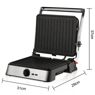 Электрический сэндвич-гриль Panini Maker R.561 RAF с антипригарным покрытием ∙ Прижимной гриль Panini Maker R.561 RAF для дома