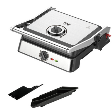 Электрический сэндвич-гриль Panini Maker R.561 RAF с антипригарным покрытием ∙ Прижимной гриль Panini Maker R.561 RAF для дома