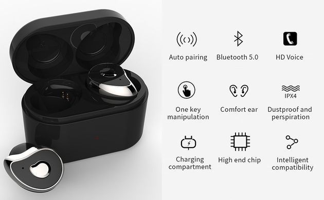 Беспроводные Bluetooth-наушники MDR HBQ SE6 TWS ∙ Наушники TWS HBQ SE6 беспроводные легкие кристально чистый звук