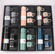Вакуумний термос з нержавіючої сталі Vacuum Flask Set 500 мл із чашками в комплекті 3* 150 мл ∙ Подарунковий набір 3 в 1