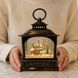 Новогодний ночник-фонарь XMAS WDL-24072D &bull; Декоративный светодиодный светильник в виде винтажного фонаря с зимней сценкой, эффектом снегопада и музыкальным режимом