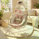 Детская качеля Ingenuity SimpleComfort X-638 &bull; Электронная качеля для новорожденных с 6 скоростями, вибрацией, звуками природы и компактной конструкцией