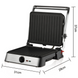 Электрический сэндвич-гриль Panini Maker R.561 RAF с антипригарным покрытием ∙ Прижимной гриль Panini Maker R.561 RAF для дома