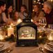 Новогодний ночник-фонарь XMAS WDL-24072D &bull; Декоративный светодиодный светильник в виде винтажного фонаря с зимней сценкой, эффектом снегопада и музыкальным режимом
