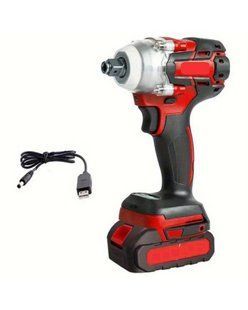 Электрический гайковерт MA752 24V с 2 аккумуляторами RED &bull; Аккумуляторный гайковерт MA752 для гаек, болтов, авто, гаража и мастерской