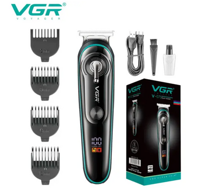 Профессиональный триммер для бороды и усов VGR V-075 ∙ Машинка VGR V-07 для стрижки волос и бороды