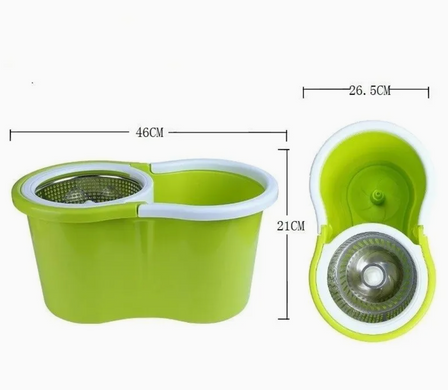 Швабра с ведром вращающаяся на 360&deg; Rotary Mop Wash X ∙ Турбо-швабра 360&deg; Rotary Mop Wash X с отжимом