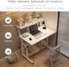 Компьютерный стол 1849 белый 60&times;60&times;80 см &bull; Стол для ноутбука, учебы и работы 1849 с полками для дома и офиса