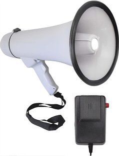 Громкоговоритель MEGAPHONE HW-20B с выносным микрофоном ∙ Рупорный мегафон с функцией записи
