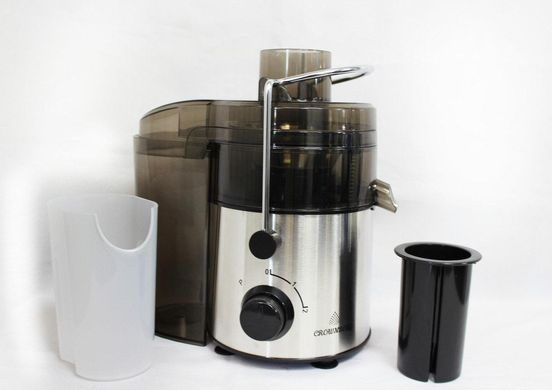 Электрическая соковыжималка Juicer CB 3402, Crownberg. Соковыжималка из нержавеющей стали Juicer CB 3402 PR5