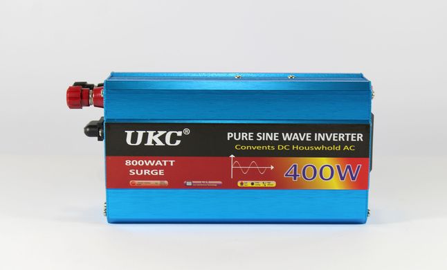 Перетворювач із чистою синусоїдою AC/DC 400W Інвертор напруги 12V-220V правильною синусоїдою