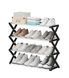 Полиця для взуття Shoe Rack 42 х 18,5 х 49,5 см &bull; Стійка для взуття складна 4 яруси