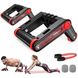 Роллеры для фитнеса и спорта Lutino Wheel rollers push up Bars Workout ∙ Упоры – ролики для отжиманий, пресса ∙ Тренажер – эспандер для укрепления всего тела