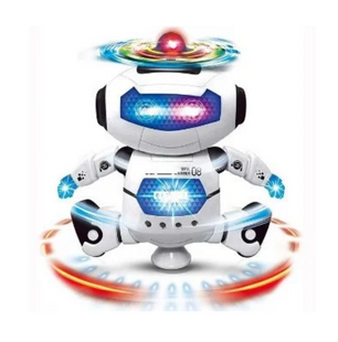 Танцующий робот Dancing Robot Детская интерактивная игрушка светящийся музыкальный робот