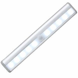 Беспроводной самоклеящийся&nbsp;светильник SUNROZ Motion Brite с датчиком движения 10LED на батарейках