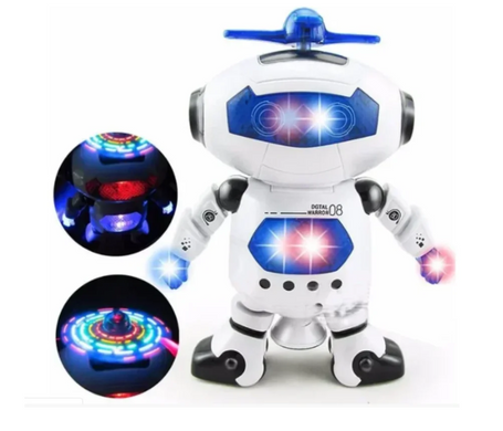 Танцующий робот Dancing Robot Детская интерактивная игрушка светящийся музыкальный робот