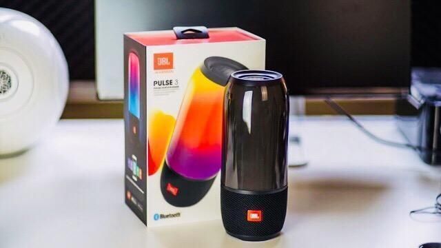 Портативна бездротова колонка JBL Pulse 3 Bluetooth динамік з райдужною RGB підсвіткою
