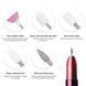 Фрезер для манікюру та педикюру Flawless Salon Nails червоний &bull; Портативна машинка для нігтів з насадками для домашнього догляду