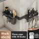 Настенный органайзер для кухни 26X-17 с держателем ножей &bull; Кухонный органайзер 26X-17 с крючками и контейнерами для столовых приборов