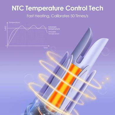 Автоматическая плойка AND KM-2063 1000W • Электрический стайлер для завивки волос, создания локонов, волн и домашней укладки