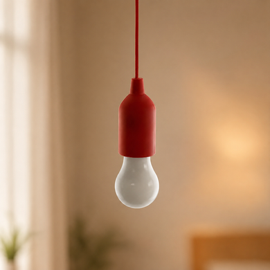 Фонарь-лампочка BAILONG BL-15418 &bull; Подвесной LED-фонарь BAILONG BL-15418 на шнурке и 3 батарейках AAA для дома и кемпинга