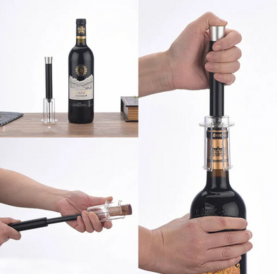 Штопор для вина WINO POP ∙ Винний набір для відкупорки пляшки