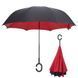 Зонт наоборот Up-Brella Зонт обратного сложения однотонный в чехле