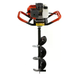 Бензиновий мотобур Earth Auger 52CC зі шнеком 150&times;800 мм &bull; Земляний бензобур Earth Auger 52CC для буріння отворів під стовпи, паркани та садові опори зі шнеком 150&times;800 мм