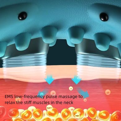 Електричний масажер для шиї EMS з підігрівом ∙ Розслаблення і комфорт масажер для шиї EMS кожен день