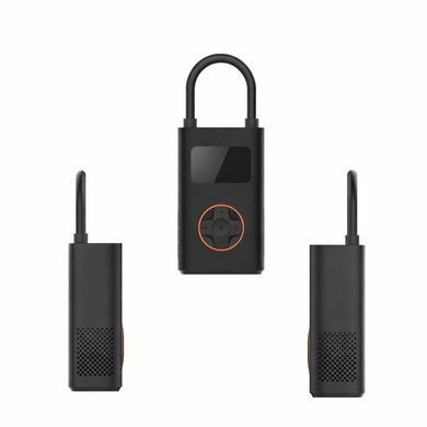 Автомобильный компрессор аккумуляторный с автоотключением и Power Bank ATJ-005 • Портативный беспроводной насос с цифровым дисплеем и LED-фонарем
