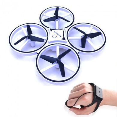 Квадрокоптер Drone 928 с перчаткой управления рукой и датчиками препятствий | Летающий дрон PR4