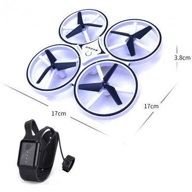 Квадрокоптер Drone 928 с перчаткой управления рукой и датчиками препятствий | Летающий дрон PR4