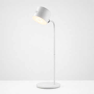 Аккумуляторная настольная лампа BL-T-006 4 Вт белая &bull; Светодиодная LED лампа BL-T-006 3в1 с аккумулятором 1200 мАч, USB зарядкой, подставкой и прищепкой