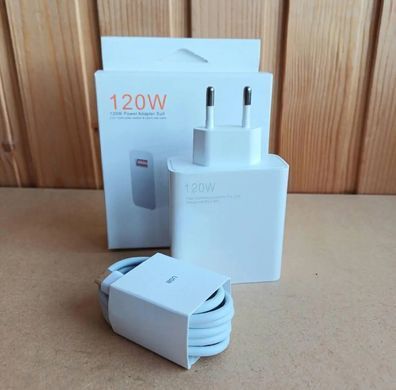 Блок питания 120W с кабелем Type-C Plug • Универсальный адаптер с поддержкой PD и QC